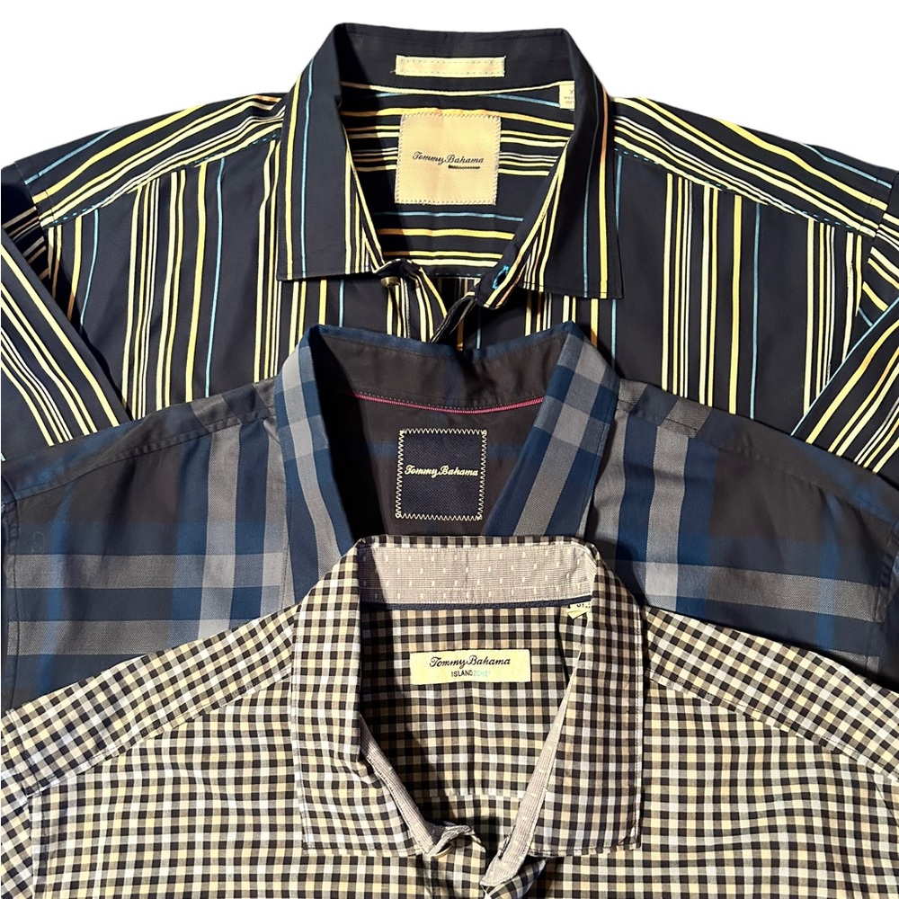 Tommy Bahama long sleeve, button up, extra large